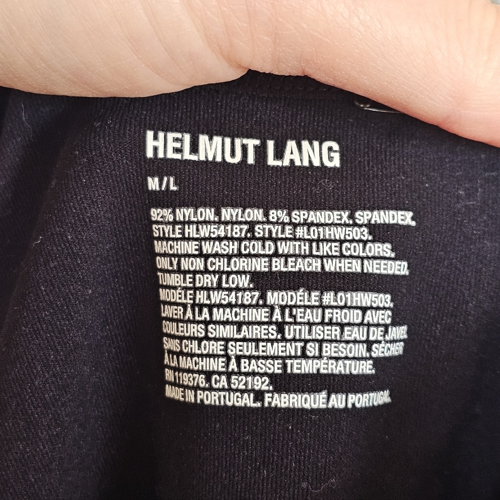 Helmut Lang Black Cutout Seamless Tank NWT - Picture 3 of 6